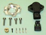 (image for) Hall Effect TPS Sensor and Adapter for PMO Throttle Bodies