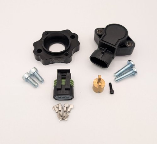 (image for) Hall Effect TPS Sensor and Adapter for PMO Throttle Bodies