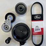 1995-98 Serpentine belt conversion w/ A/C and crank trigger adapter (image for) 1995-98 Serpentine belt conversion w/ A/C and crank trigger adapter
