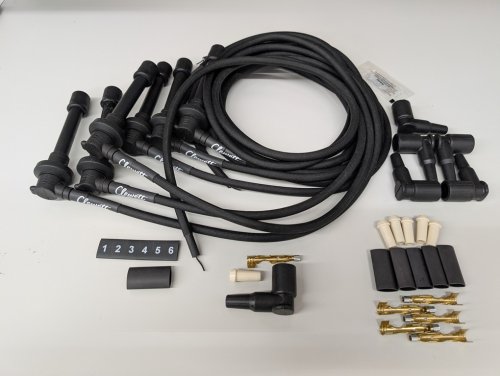 (image for) Universal/DIY 911 Porsche wire set for 2x3 Bosch Coils (PE3-IG2, Haltech, other applications)