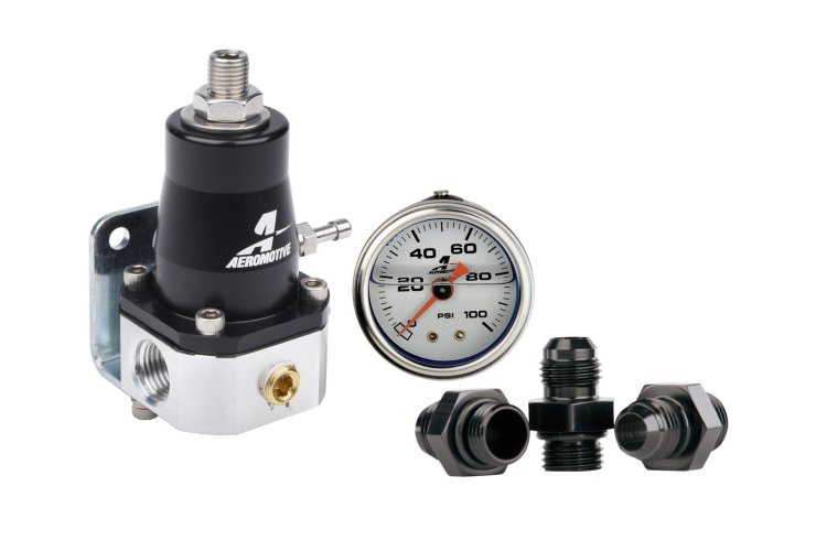 (image for) Fuel Pressure Regulator with gauge and fittings
